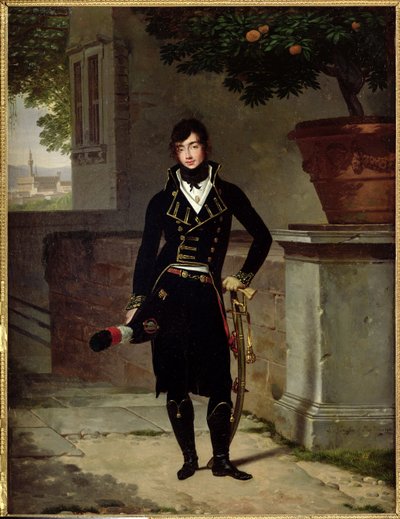 Portret van een Officier van de Cisalpijnse Republiek, 1801 door Louis Gauffier